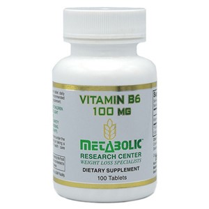 Vitamin B6 100mg - 100 Tablets