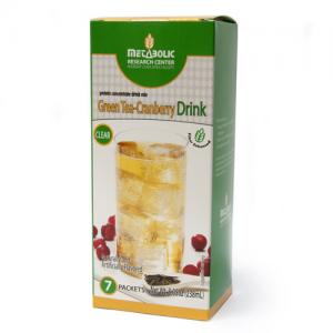 Green Tea-Cranberry Drink - 7 Packets