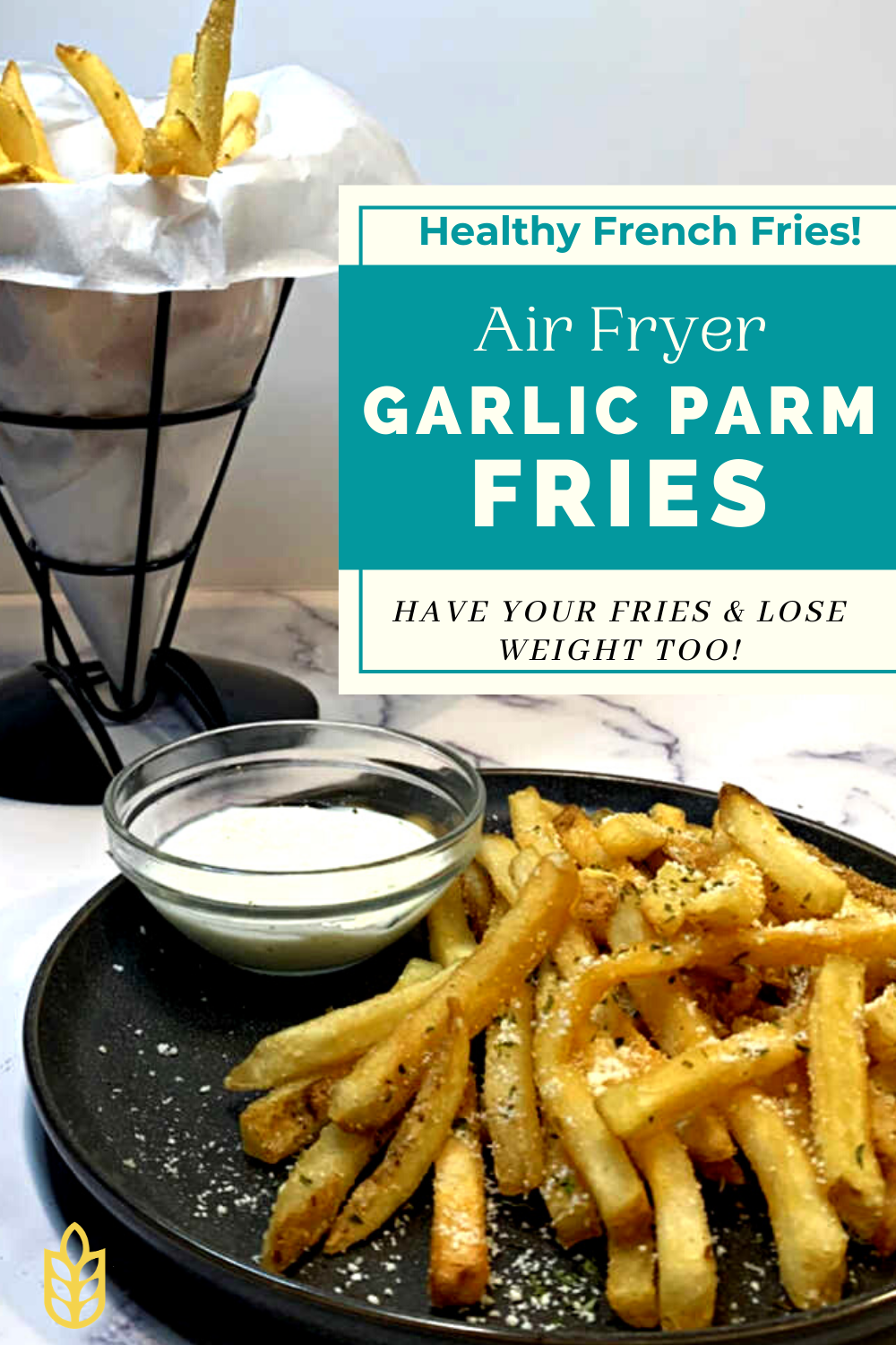 Air Fryer Garlic Parm Fries Image