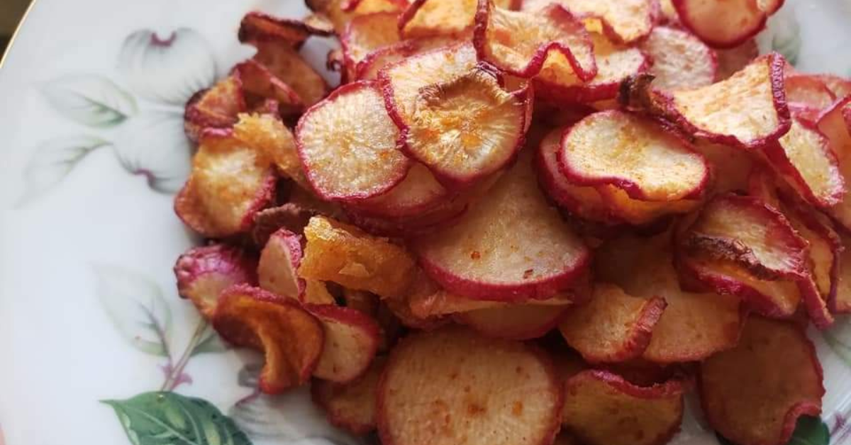 Air Fryer Radish Chips