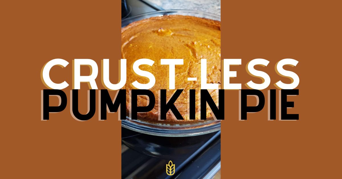 Crust-less Pumpkin Pie