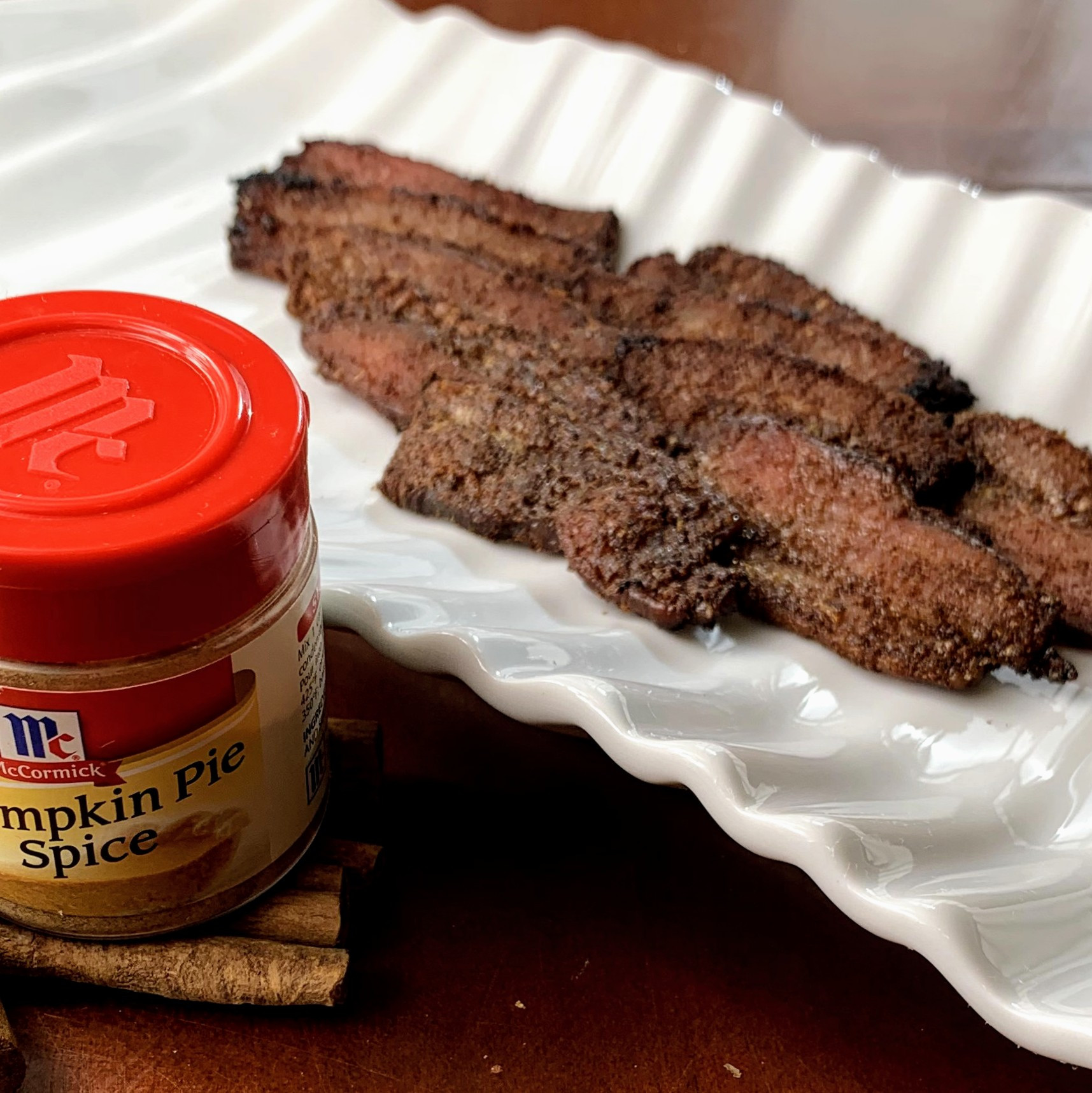 Pumpkin Spiced Candied Bacon