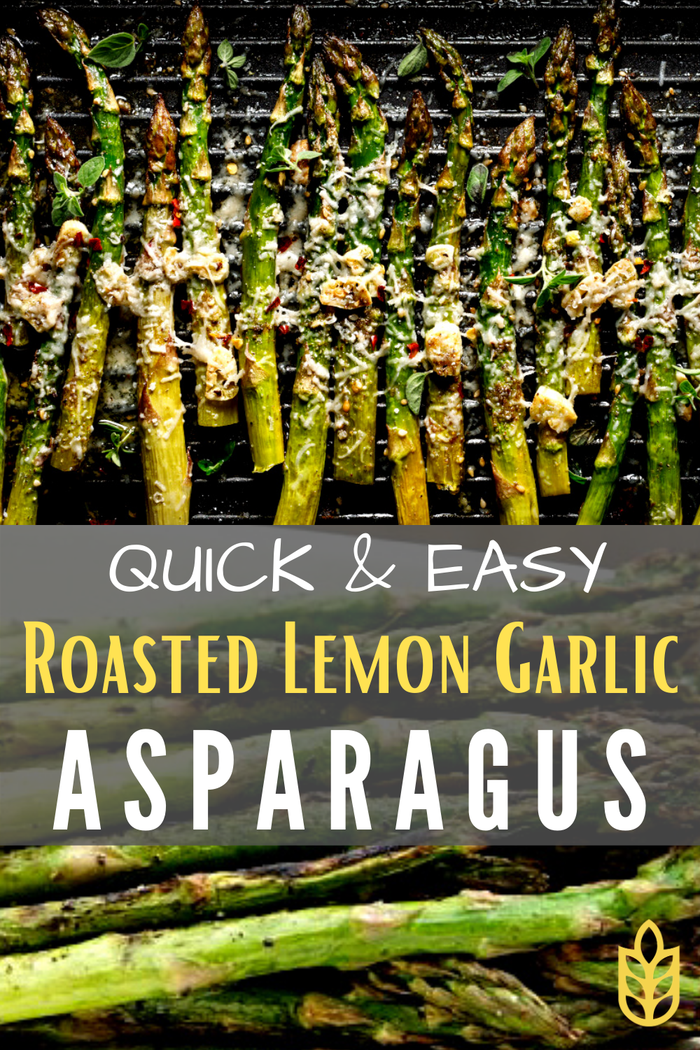 Roasted Lemon Garlic Asparagus