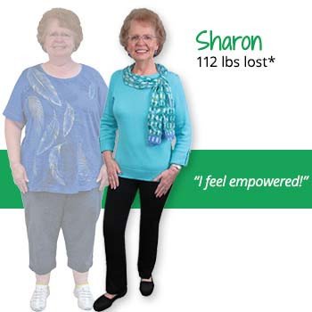 Sharon T's weight loss testimonal image