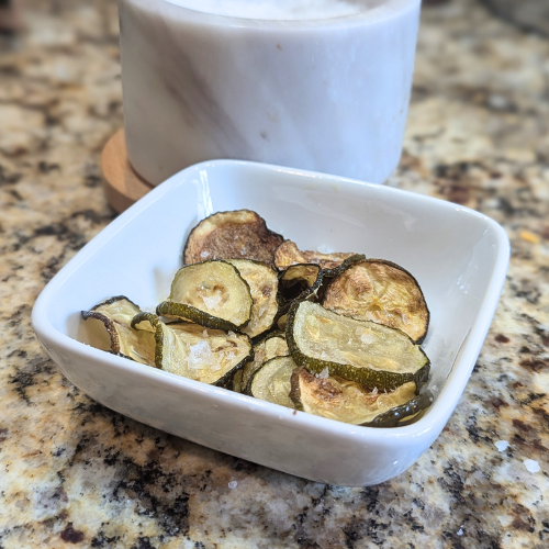 Recipe Image: Salt and Vinegar Zucchini Chips