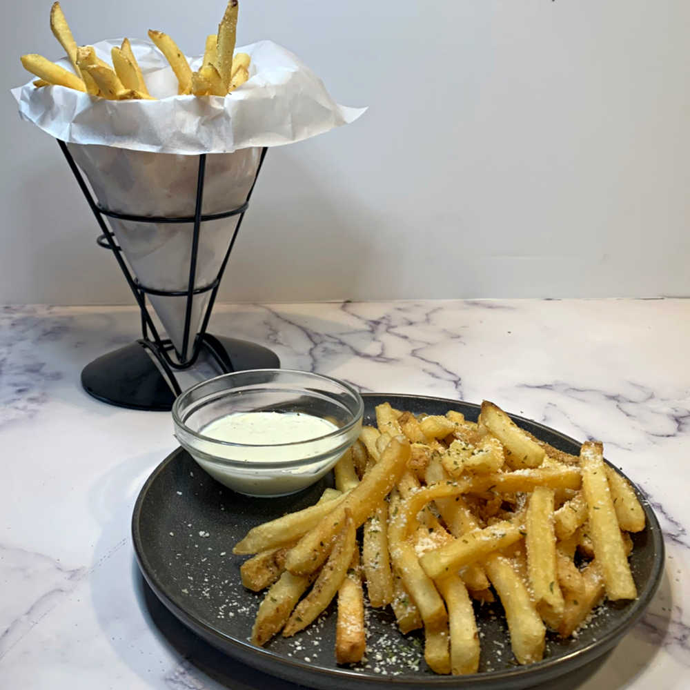 Recipe Image: Air Fryer Garlic Parm Fries