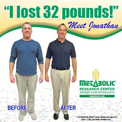 MRC Client Jonathan lost 32 pounds!