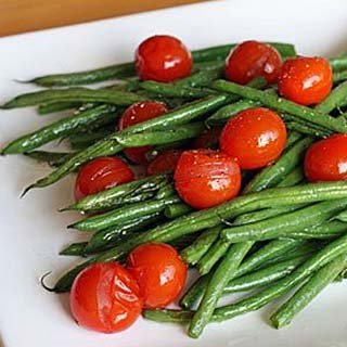 Recipe Image: Green Bean & Cherry Tomato Salad Recipe Image: Green Bean & Cherry Tomato Salad
