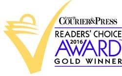 Evansville Readers Choice Award Gold Winner 2016