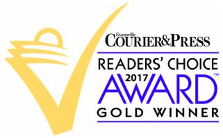 Evansville Readers Choice Award Gold Winner 2017